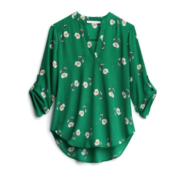 Lush Tops - Lush Warren Split Neck Blouse NWT Size Small